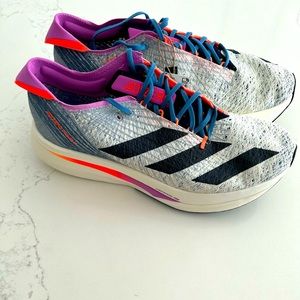 Men Adidas Adizero Prime X STRUNG White Running Shoes Sneakers GX6675 Size 12